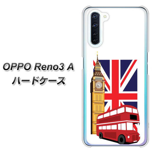 SIMフリー OPPO Reno3 A 高画質仕上げ 背面印刷 ハードケース【573 イギリス】