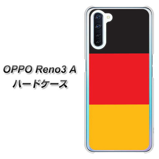 SIMフリー OPPO Reno3 A 高画質仕上げ 背面印刷 ハードケース【675 ドイツ】