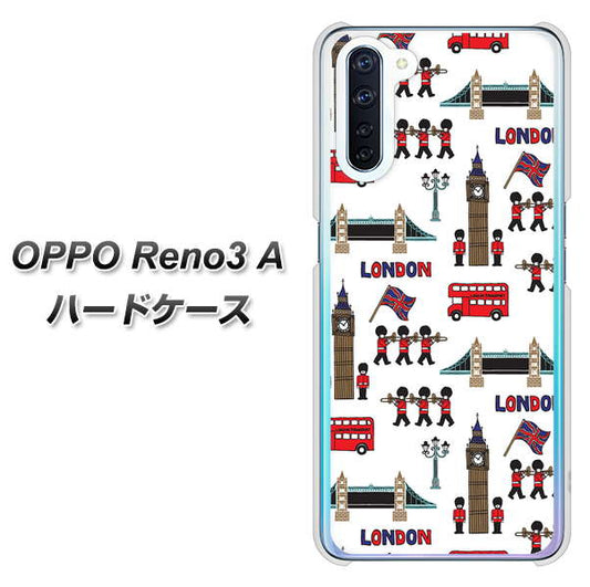 SIMフリー OPPO Reno3 A 高画質仕上げ 背面印刷 ハードケース【EK811 ロンドンの街】