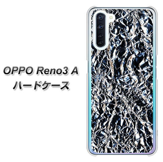 SIMフリー OPPO Reno3 A 高画質仕上げ 背面印刷 ハードケース【EK835  スタイリッシュアルミシルバー】