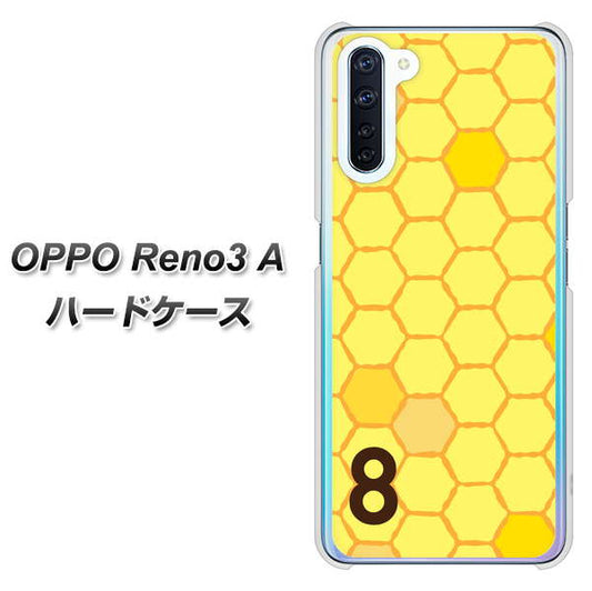 SIMフリー OPPO Reno3 A 高画質仕上げ 背面印刷 ハードケース【IB913  はちの巣】