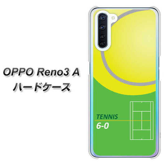 SIMフリー OPPO Reno3 A 高画質仕上げ 背面印刷 ハードケース【IB920  TENNIS】