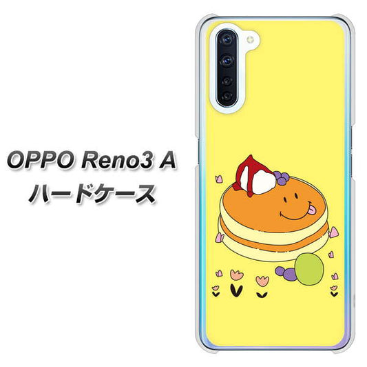 SIMフリー OPPO Reno3 A 高画質仕上げ 背面印刷 ハードケース【MA901 パンケーキ】