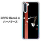 SIMフリー OPPO Reno3 A 高画質仕上げ 背面印刷 ハードケース【OE824 凛 ブラック】