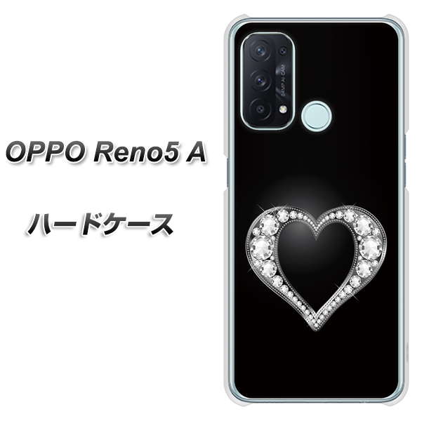 SIMフリー オッポ Reno5 A 高画質仕上げ 背面印刷 ハードケース【041 ゴージャスハート】