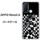 SIMフリー オッポ Reno5 A 高画質仕上げ 背面印刷 ハードケース【357 bk&wh】
