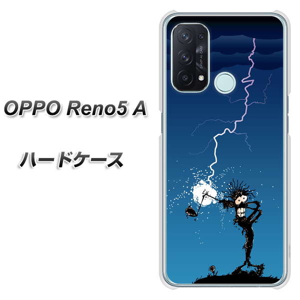 SIMフリー オッポ Reno5 A 高画質仕上げ 背面印刷 ハードケース【417 ゴルファーの苦難】
