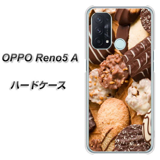 SIMフリー オッポ Reno5 A 高画質仕上げ 背面印刷 ハードケース【442 クッキー mix】