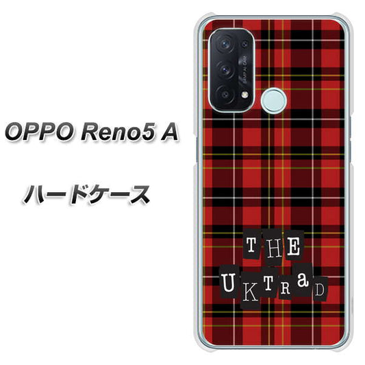 SIMフリー オッポ Reno5 A 高画質仕上げ 背面印刷 ハードケース【547 THEチェック】
