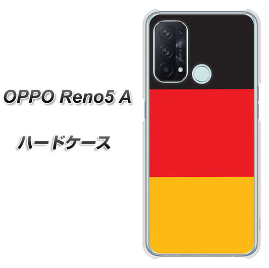 SIMフリー オッポ Reno5 A 高画質仕上げ 背面印刷 ハードケース【675 ドイツ】