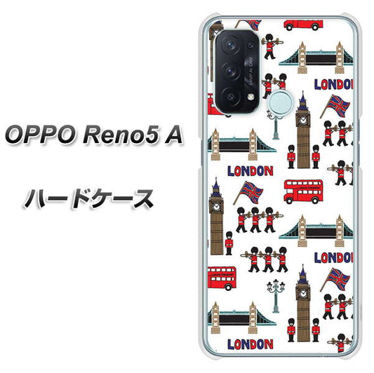 SIMフリー オッポ Reno5 A 高画質仕上げ 背面印刷 ハードケース【EK811 ロンドンの街】