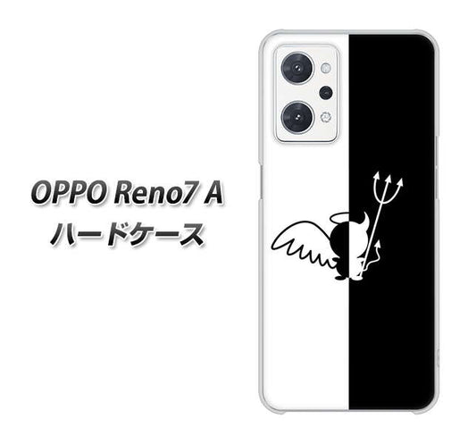 OPPO Reno7 A 高画質仕上げ 背面印刷 ハードケース【027 ハーフデビット】