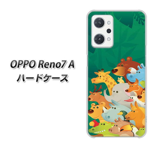 OPPO Reno7 A 高画質仕上げ 背面印刷 ハードケース【370 全員集合】