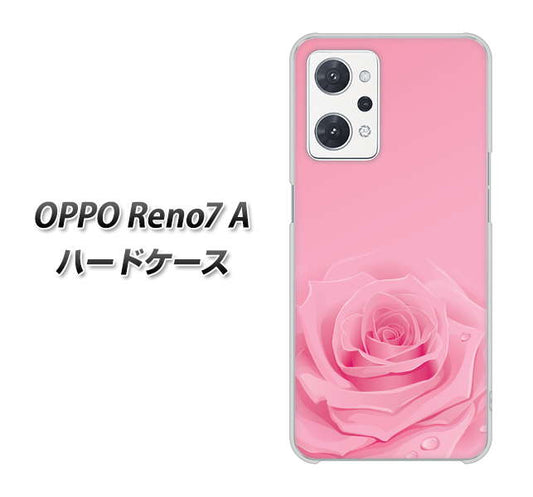 OPPO Reno7 A 高画質仕上げ 背面印刷 ハードケース【401 ピンクのバラ】