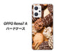 OPPO Reno7 A 高画質仕上げ 背面印刷 ハードケース【442 クッキー mix】