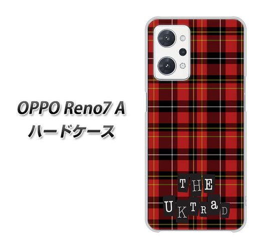 OPPO Reno7 A 高画質仕上げ 背面印刷 ハードケース【547 THEチェック】