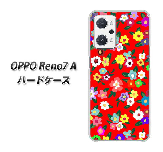 OPPO Reno7 A 高画質仕上げ 背面印刷 ハードケース【780 リバティプリントRD】