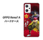 OPPO Reno7 A 高画質仕上げ 背面印刷 ハードケース【AB806 前田慶次 イラストと家紋】