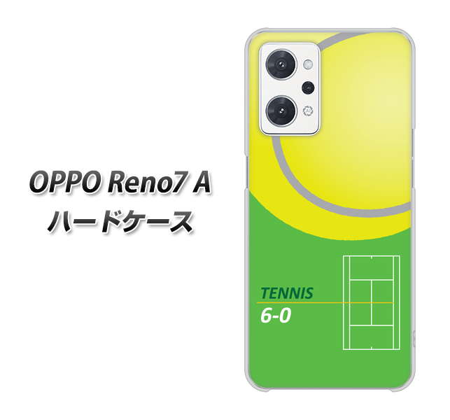 OPPO Reno7 A 高画質仕上げ 背面印刷 ハードケース【IB920 TENNIS】