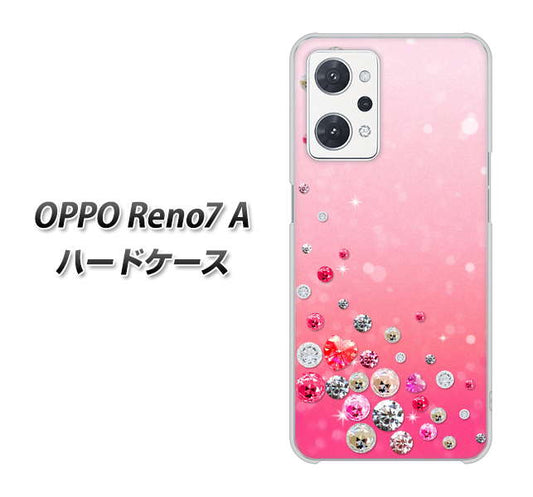 OPPO Reno7 A 高画質仕上げ 背面印刷 ハードケース【SC822 スワロデコ風プリント】
