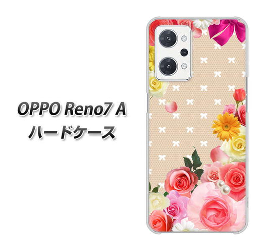 OPPO Reno7 A 高画質仕上げ 背面印刷 ハードケース【SC825 ロリータレース】