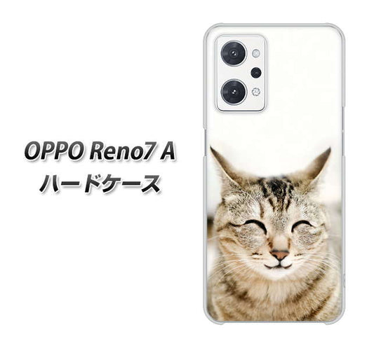 OPPO Reno7 A 高画質仕上げ 背面印刷 ハードケース【VA801 笑福ねこ】
