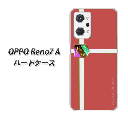 OPPO Reno7 A 高画質仕上げ 背面印刷 ハードケース【YC934 アバルト05】