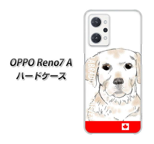 OPPO Reno7 A 高画質仕上げ 背面印刷 ハードケース【YD821 ラブラドールレトリバー02】