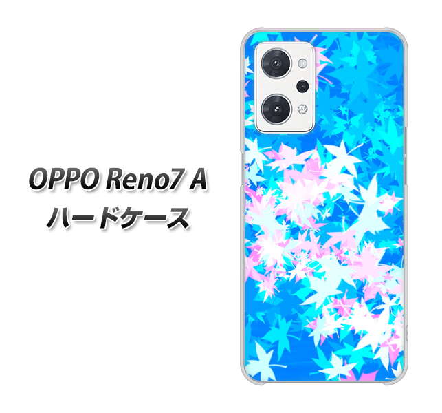 OPPO Reno7 A 高画質仕上げ 背面印刷 ハードケース【YJ290 デザインもみじ】