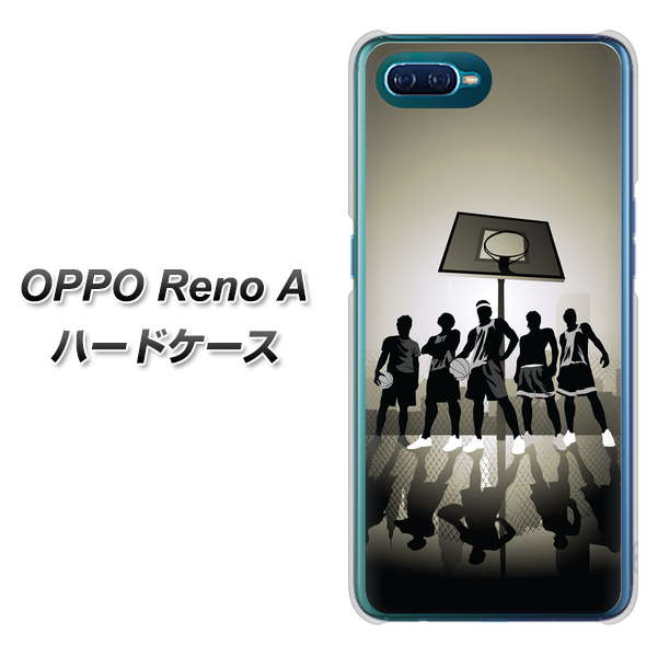 OPPO Reno A 高画質仕上げ 背面印刷 ハードケース【389 クールバスケ】