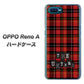 OPPO Reno A 高画質仕上げ 背面印刷 ハードケース【547 THEチェック】