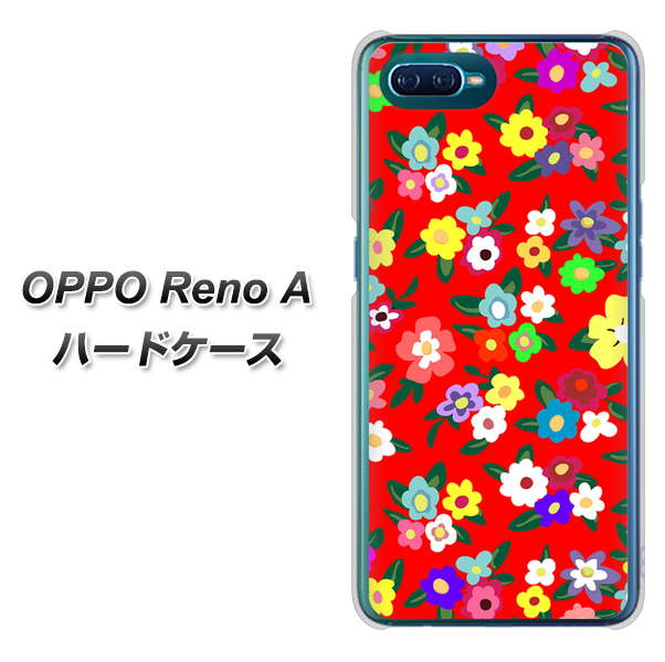 OPPO Reno A 高画質仕上げ 背面印刷 ハードケース【780 リバティプリントRD】