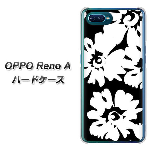 OPPO Reno A 高画質仕上げ 背面印刷 ハードケース【1215 モダンフラワー】
