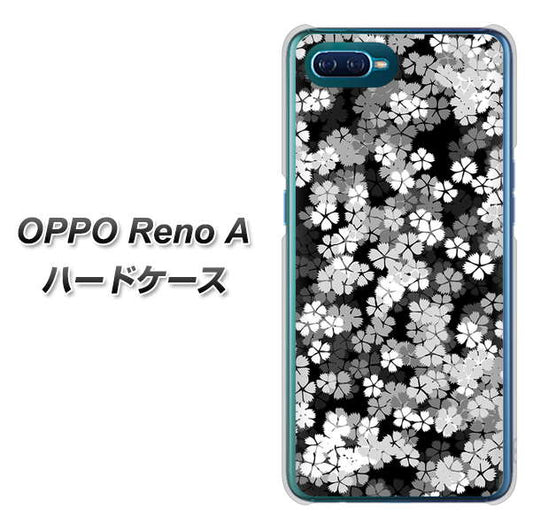 OPPO Reno A 高画質仕上げ 背面印刷 ハードケース【1332 夜桜】