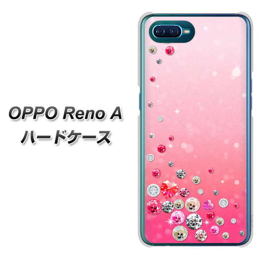 OPPO Reno A 高画質仕上げ 背面印刷 ハードケース【SC822 スワロデコ風プリント】