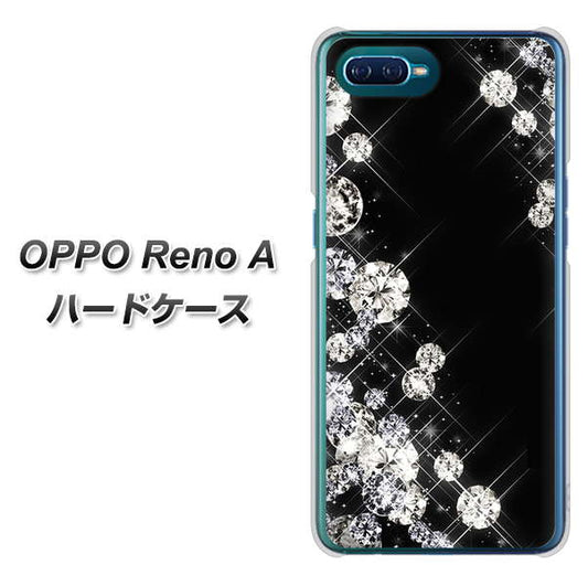 OPPO Reno A 高画質仕上げ 背面印刷 ハードケース【VA871 ダイヤモンドフレーム】