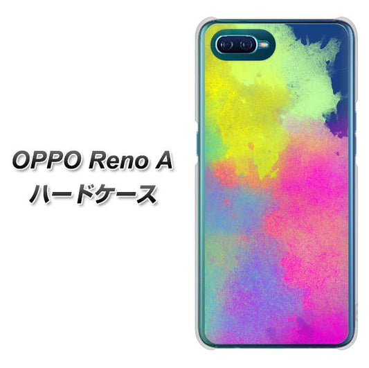 OPPO Reno A 高画質仕上げ 背面印刷 ハードケース【YJ294 デザイン色彩】