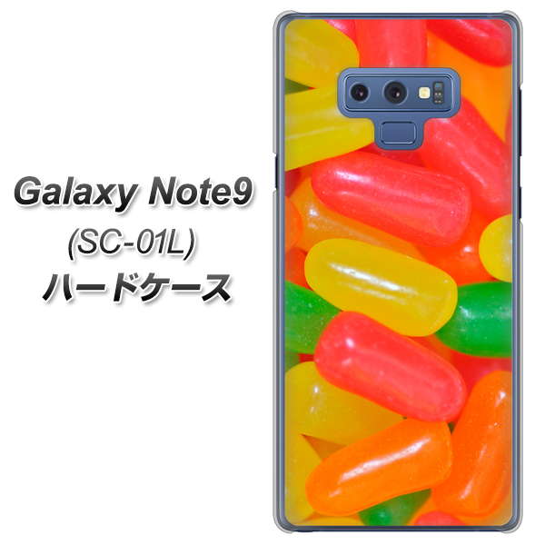docomo ギャラクシー ノート9 SC-01L 高画質仕上げ 背面印刷 ハードケース【449 ジェリービーンズ】