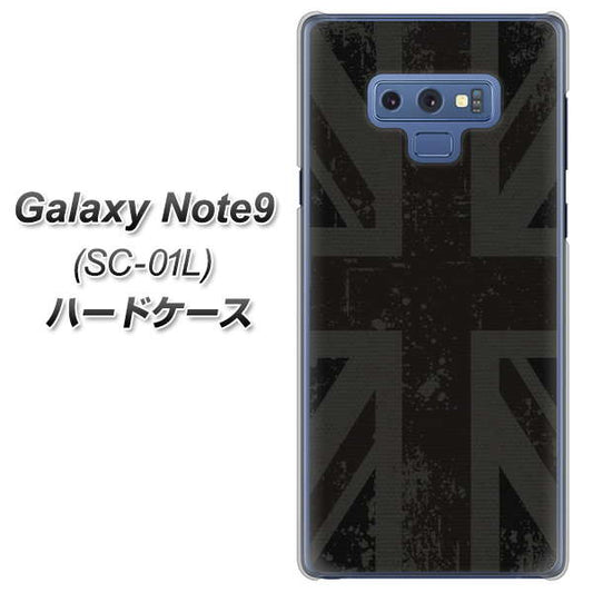 docomo ギャラクシー ノート9 SC-01L 高画質仕上げ 背面印刷 ハードケース【505 ユニオンジャック ダーク】
