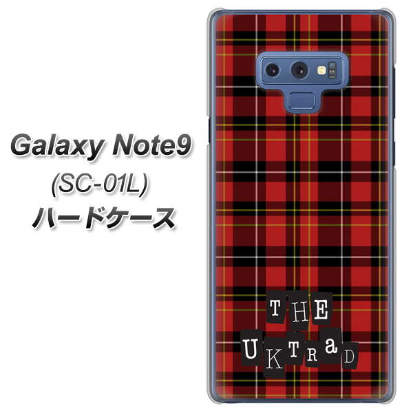 docomo ギャラクシー ノート9 SC-01L 高画質仕上げ 背面印刷 ハードケース【547 THEチェック】