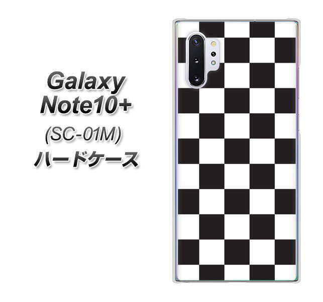 docomo ギャラクシー ノート10+ SC-01M 高画質仕上げ 背面印刷 ハードケース【151 フラッグチェック】