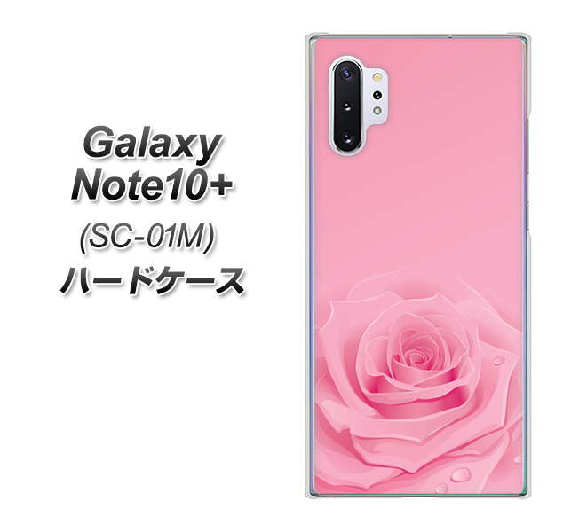 docomo ギャラクシー ノート10+ SC-01M 高画質仕上げ 背面印刷 ハードケース【401 ピンクのバラ】