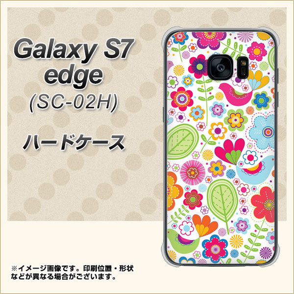 docomo ギャラクシーS7エッジ SC-02H 高画質仕上げ 背面印刷 ハードケース【477 幸せな絵】