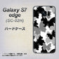 docomo ギャラクシーS7エッジ SC-02H 高画質仕上げ 背面印刷 ハードケース【1336 夜の蝶】