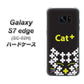 docomo ギャラクシーS7エッジ SC-02H 高画質仕上げ 背面印刷 ハードケース【IA807  Cat＋】