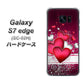 docomo ギャラクシーS7エッジ SC-02H 高画質仕上げ 背面印刷 ハードケース【VA835 ハートの息吹】