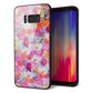 docomo ギャラクシー S8 SC-02J 強化ガラス＆TPUスマホケース ガラプリ【SC874 リバティプリント プレスドフラワー（ピンク）】