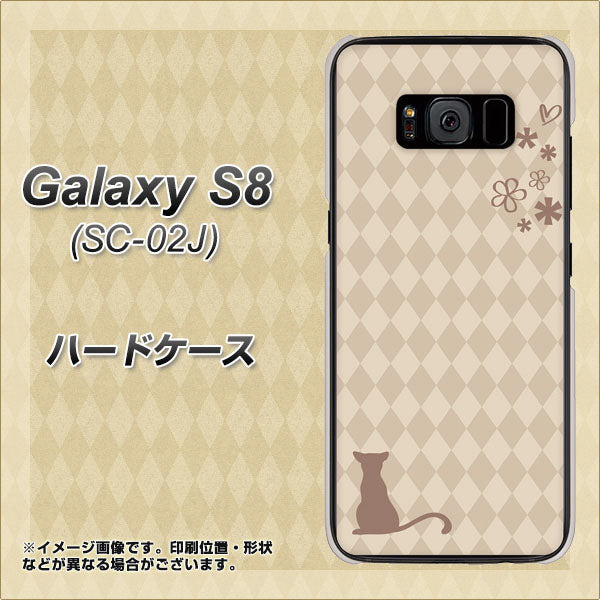docomo ギャラクシー S8 SC-02J 高画質仕上げ 背面印刷 ハードケース【516 ワラビー】