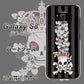 docomo ギャラクシー S8 SC-02J 高画質仕上げ 背面印刷 ハードケース【AG802 苺骸骨王冠蔦（黒）】