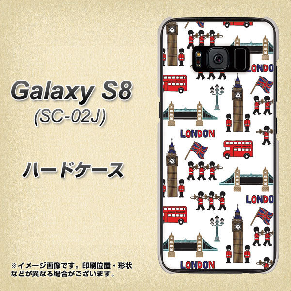 docomo ギャラクシー S8 SC-02J 高画質仕上げ 背面印刷 ハードケース【EK811 ロンドンの街】